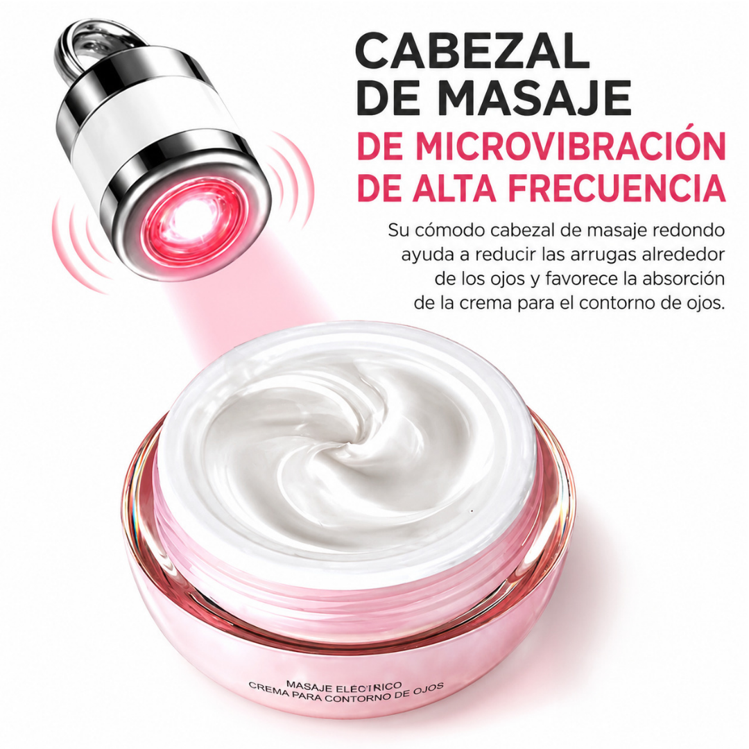 Crema + Masajeador LED