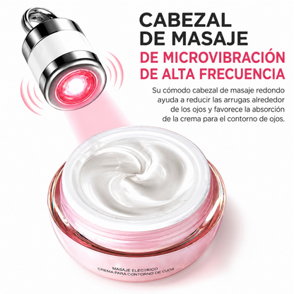 Crema + Masajeador LED