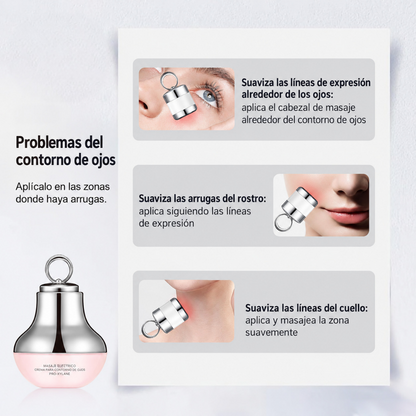 Crema + Masajeador LED