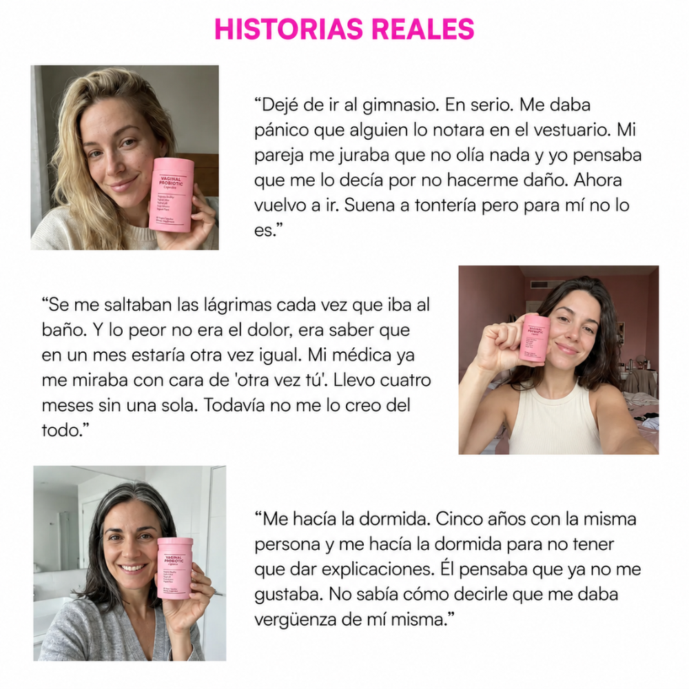 Cápsulas probióticas vaginales