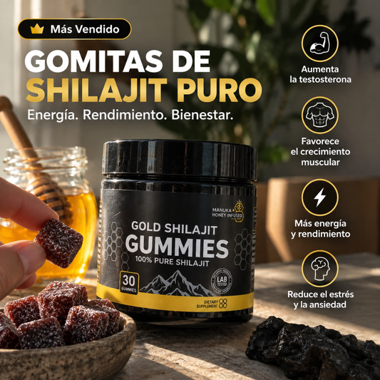 Gomitas de Shilajit Puro